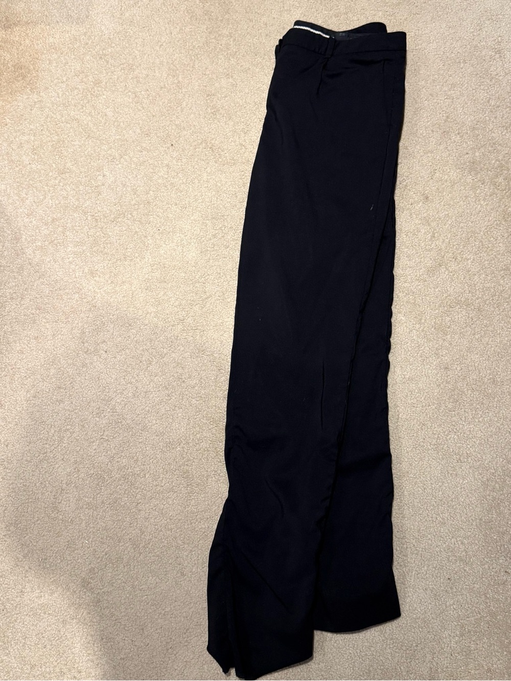 Club Monaco Black Trousers with Subtle Trim